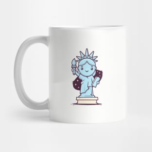 Cute Miss Liberty Mug